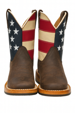 Load image into Gallery viewer, Patriotic stars & stripes Kids Boots