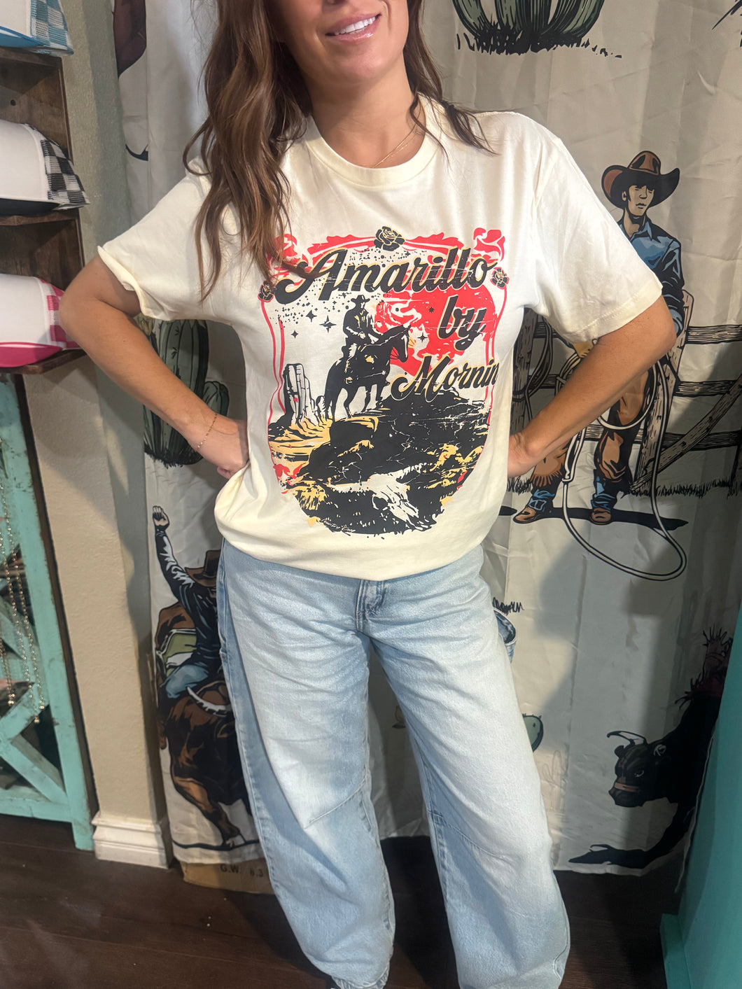 Amarillo by Morning” Western Graphic Tee