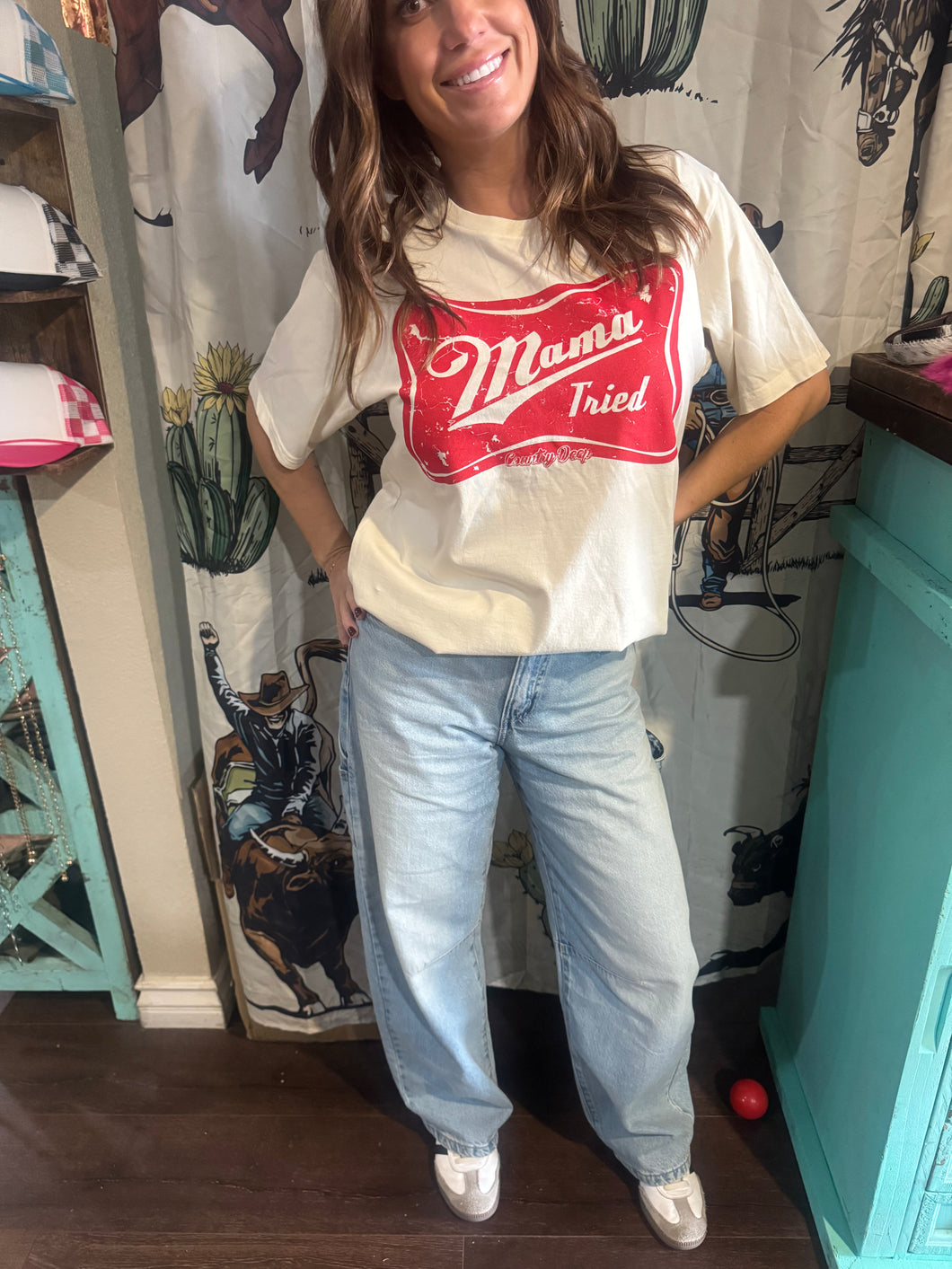 “Mama Tried” Western Tee